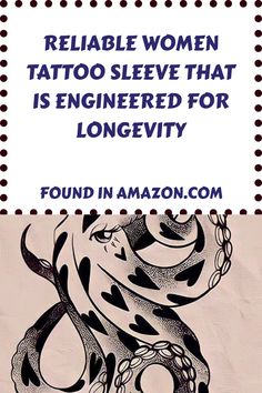 an octopus with the words reliable women tattoo sleeve that is engineering for longevity found in amazon com