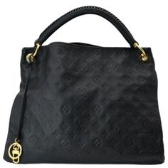 Louis Vuitton Artsy Mm Empreinte Leather Hobo Bag Black Black Monogram Canvas Shoulder Bag With Handle Drop, Black Signature Coated Canvas Shoulder Bag For Daily Use, Everyday Black Monogram Canvas Shoulder Bag, Black Shoulder Bag In Signature Coated Canvas, Black Shoulder Bag With Detachable Strap In Coated Canvas, Black Tote Bag In Signature Coated Canvas, Black Signature Coated Canvas Shoulder Bag With Gold-tone Hardware, Black Signature Coated Canvas Bag For Everyday Use, Black Signature Coated Canvas Tote Bag