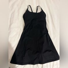 Black Mini Tennis Dress Athletic Material Size Small Siyiees Chic Sleeveless Workout Dress, Chic Stretch Dresses For Workout, Chic Stretch Workout Dress, Casual Black Stretch Dress, Black Stretch Casual Dress, Black Summer Tennis Dress, Fitted Black Workout Dress, Fitted Black Tennis Dress, Black Stretch Mini Tennis Dress