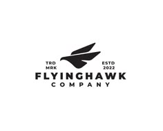 the logo for flying hawk company