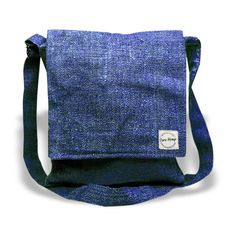 Product Description The Blue Hemp Messenger Bag is for the urban man or woman who wants to be stylish, eco-conscious, and look trendy while on the go. This over the shoulder bag features one large main compartment with one zipper pocket. Our Crossbody Bag doesn't just look good-- it also has great features for the Environmentally friendly person. It's made from 100% hemp, its eco-conscious, sustainable and water repellent, making it one of a kind in functionality and style: plus its vegan! Isn't Casual Bags With Flat Pocket For On-the-go, Casual Blue Shoulder Bag With Flat Pocket, Blue Rectangular Shoulder Bag With Anti-theft Pocket, Casual Satchel Shoulder Bag With Flat Pocket, Casual Crossbody Bag With Flat Pocket, Blue Rectangular Bag With Anti-theft Pocket, Casual On-the-go Shoulder Bag With Flat Pocket, Blue Shoulder Bag With Flat Pocket, Urban Blue Bags For Everyday Use