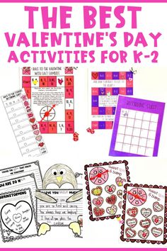 the best valentine's day activities for k - 2