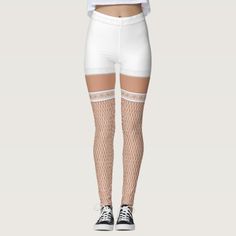 White Wedding Monogram Faux Fishnet Leggings White Lace Hosiery, White Lace Thigh-high Legwear, White Stretch Lace Hosiery, White Lace Fitted Stockings, Fitted White Lace Stockings, White Fishnet Thigh High Hosiery, White Fitted Fishnet Hosiery, Fitted White Fishnet Hosiery, Demonia Outfit