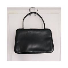 Authentic vintage Italian Granello black leather hand purse circa 1970s. Vintage Rectangular Leather Evening Bag, Vintage Leather Rectangular Evening Bag, Vintage Leather Evening Satchel, Vintage Leather Satchel For Evening, Vintage Leather Clutch Evening Bag, Retro Black Satchel For Office, Retro Black Office Satchel, Vintage Leather Evening Bag, Mid-century Leather Evening Bag