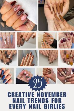 Pin this for stunning nail art ideas capturing the essence of the season. Discover how these gorgeous designs can add a touch of glamour to your winter look! #NovemberNails #NailArtInspo #WinterStyle Gorgeous Design, Nail Trends