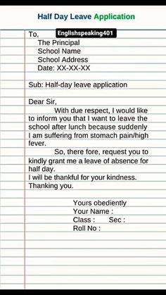 a note that has been written to someone who is writing an application for the school