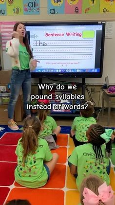 Open Syllables Anchor Chart, Open And Closed Syllables, Teaching Syllables, Craft Kindergarten, Open Syllables, Syllables Activities, Closed Syllables, Sentence Activities, Catholic Homeschool