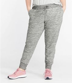 Women's Bean's Cozy Jogger, Marled Gray Relaxed Fit Cozy Activewear, Cozy Gray Activewear With Relaxed Fit, Cozy Gray Relaxed Fit Activewear, Cozy Activewear With Ribbed Waistband For Sports, Sporty Super Soft Sweats, Sporty Gray Joggers For Fall, Gray Sporty Joggers For Fall, Cozy Joggers With Ribbed Waistband, Fall Sports Gray Joggers