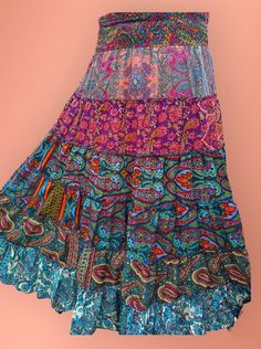 women boho skirt ethic beachwear multicolor free size beach skirt Summer Beach Skirt indian printed skirt  light weight comfortable clothing PLEASE MENTION YOUR CONTACT NUMBER AT THE TIME OF PURCHASE THIS IS MANDOTORY FOR SHIPING PURPOSE Queries Never keep any question unanswered,we are ever ready to answer your queries! Packaging We offer top class packaging with extra protection For expedited international we use FedEx International Priority with the tracking number. It takes approx. 3 to 5 days worldwide . Payment Policy PayPal is Accepted. You can always use your debit cards ,credit cards ,net banking for make payments through paypal. 100% safe & secure Return policy we are not accepting returns but please contact us if you want any help with your order . Feedback Your satisfaction is Bohemian Maxi Skirt For Festivals, Bohemian Skirt For Festivals, Bohemian Festival Skirt, Printed Patterned Beach Skirt, Boho Print Tiered Hippie Skirt, Patterned Printed Beach Skirt, Green Bohemian Maxi Skirt With Boho Print, Hippie Tiered Skirt With Boho Print, Bohemian Multicolor Boho Print Maxi Skirt