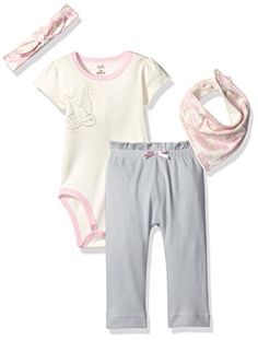 Touched by Nature Baby Organic Layette Set 4Piece Bird 36 Months * Check this awesome product by going to the link at the image.Note:It is affiliate link to Amazon. Baby Girls Top, Target Kids, Layette Set, Cotton Bodysuit, Natural Baby, Organic Cotton Fabric, Comfortable Outfits, Perfect Outfit