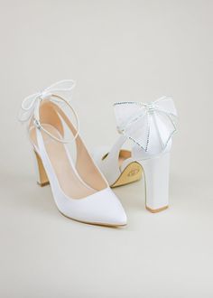 Find your perfect wedding shoes with bow details, bridal heels, wedding flats, lace bride shoes, high heels, bridal sandals at KateWhitcomb.com. Our wedding shoe collection includes Valentina wedding shoes, comfortable wedding heels, gold bridesmaid shoes, comfortable bridal flat shoes for bride and more. Gold Bridesmaid Shoes, Silver Bridesmaid Shoes, Comfortable Wedding Heels, Embellished Wedding Shoes, Lace Bridal Shoes, Shoes For Bride, Gold Wedding Shoes, Wedding Shoes Low Heel