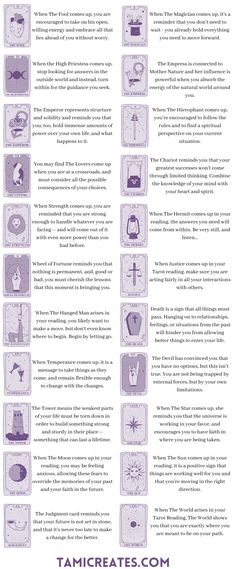 an advertisement with the names and description of different items in purple ink on white paper