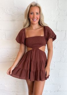 Country Concert Dress, Country Summer Dresses, Brown Sundress, Country Jam, Cute Formal Dresses, Concert Dresses, Luke Combs, Fest Outfits, Country Dresses