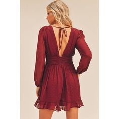 The perfect little dress for your next holiday party! Chic V-neck Dress For Holiday Party, Cocktail Ruffle Mini Dress, Ruffled Mini Dress For Night Out, Flirty Ruffle Mini Dress For Brunch, Flirty Ruffle Mini Dress For Date Night, Party V-neck Midi Dress With Ruffle Hem, Ruffled Mini Dress For Date Night, Flirty Mini Ruffle Dress For Date Night, Mini Dress With Ruffles For Date Night