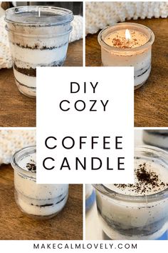 diy cozy coffee candle with text overlay