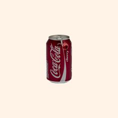 a can of coca cola on a white background