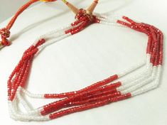 AAA Natural red white shaded Cubic Zirconia Faceted Rondelle 3-3.2MM cz Beads strand# Cubic Zirconia Bead# CZ Bead# Shaded CZ Bead# necklace #RedWhiteShadedCz #AaaZirconiaBeads #AaaNaturalGemstone #WhiteCzBeads #RedCzBeads #CubicBeads #CubicZirconia #CzFacetedRondelle #ZirconiaCz #SyntheticZirconia Traditional Red Gemstone Beads, Red Beaded Necklaces With Faceted Beads, Traditional Red Faceted Beaded Necklace, Wedding Red Gemstone Beads, Gemstone Beads Wholesale, Gemstone Beads Jewelry, Stone Beaded Necklace, Wear Necklaces, Feb 8