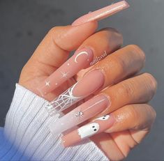 Acrylic Nails Coffin Pink, Long Square Acrylic Nails, Kawaii Nails