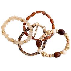 The Devonnie Stacked Bracelet by Myra presents a wonderful array of hues and textures... with gold tone beads accenting beads of natural stone and leather. Easy and fun to wear, whatever your mood – boho, eclectic casual or even a bit dressy. Material: GLASS, ACRYLIC, IRON, LEATHER Dimensions: 2.5" diameter Boots Store, Boho Eclectic, Boot Accessories, Colorful Boho, Boho Bracelets, Bracelet Stack, Multi Strand, Womens Slippers, Belt Buckles