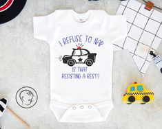 Police Baby Shirts, Police Baby Costume, Police Baby Onesies, Police Daughter, Police Baby, Funny Police, Funny Baby Shirts, Funny Toddler Shirt, Police Humor