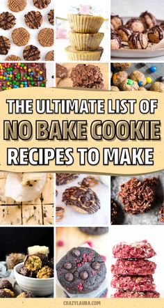 the ultimate list of no bake cookie recipes to make