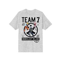 Join the team with this men's Naruto Team 7 tee. Join the team with this men's Naruto Team 7 tee. Crewneck Short sleevesFABRIC & CARE Cotton Machine wash Imported Size: XL. Color: Grey. Gender: male. Age Group: adult. Pattern: Graphic. Casual T-shirt With Team Logo For Team Events, Naruto Team 7, Naruto Teams, Team 7, Pattern Graphic, The Team, Age Group, Naruto, Short Sleeves