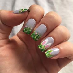 Easter Nails Acrylic, Egg Nails, Easter Nail Art Designs, Polka Dot Nail Designs, Dot Nail Designs, Dot Nails, Bunny Nails