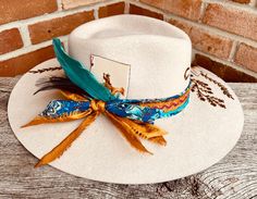 White Cap For Western-themed Events, Artisan White Hat Bands For Western-themed Events, White Artisan Hat For Kentucky Derby, Artisan White Hat For Kentucky Derby, Artisan White Hat For Country Events, Handmade White Fedora For Rodeo, White Handmade Fedora For Rodeo, Custom White Handmade Fedora, Custom Handmade White Fedora