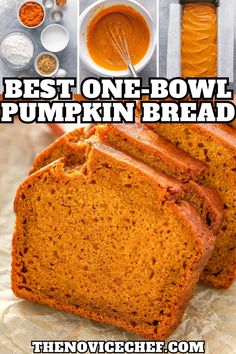 the best one - bowl pumpkin bread recipe