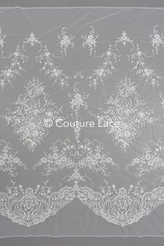 Are you searching for exquisite floral bridal lace, floral French lace, or off-white flower lace for your dream wedding gown? Look no further! Our collection features a stunning array of couture lace options that will elevate your wedding attire to new heights. Whether you desire a delicate floral pattern or a timeless design, our floral wedding lace with beautiful sequins is meticulously crafted to make your gown truly unforgettable. Explore our exclusive range of couture lace today and let you Elegant Floral Embroidered Tulle Fabric For Ceremony, Elegant Cream Tulle Fabric For Ceremony, Elegant Floral Embroidered Tulle Fabric, Elegant Cream Lace Tulle Fabric, Elegant Cream Tulle Fabric For Wedding, Elegant White Lace With Floral Embroidery, Elegant Embroidered Tulle Fabric, Wedding Tulle Fabric With Floral Lace Embroidery, Elegant White Lace With Intricate Embroidery