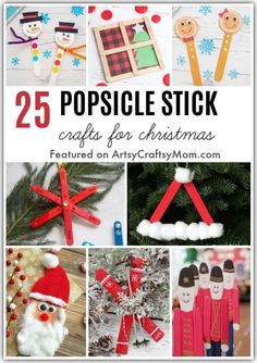 25 popsicle stick crafts for christmas