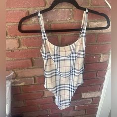 Reposhing This Item I Purchased From @Sandys. Loved It, But Ready To Rotate For Something New. Questions? Leave A Comment Below! Checkered Bathing Suit, Black Cream, Square Neck, Womens Swim, Bathing Suits, Burberry, One Piece, Women Shopping, Black