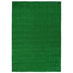 a green rug on a white background