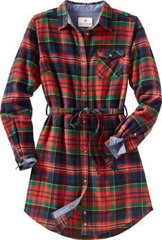 The women's Open Spaces Dress is a relaxed fit flannel dress with chambray lined collar and cuffs so you have a quality dress with the style you want. You won't want to be without this piece this season. Plaid Flannel Dress, Space Dress, Flannel Shirt Dress, Red Plaid Flannel, Flannel Dress, Holly Berry, White Tail, Open Spaces, Sport Dress