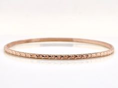 "2.5mm wide by 1.5 mm Thick Rose Solid Gold Heart / Love Bangles, choose from 10k, 14k, or 18k Rose Gold (14k shown) These bangles are sold per each; choose the number you want from the \"Quantity\" pull-down once you add the bangle to your shopping cart. Solid, rustic, and original. Each bangle is different and made with an antique die. - Heart/Love Stacking Bangles Bangles.  In solid gold, not hollow or plated.   - Made to order, just for you right here in my Tehachapi, CA Studio.. - Mailed in a cute package suitable for gifting. Each bracelet is made with high-quality American Smelted solid gold.  You can choose the Karat of Gold at checkout.    These durable bangles are suitable for daily wear. See the Fith photo for sizing directions.   Choose your size from the pull-down when you che Anniversary Diamond Cut Rose Gold Bangle, Rose Gold 14k Diamond Cut Bracelet, 14k Rose Gold Bangle, Engraved Rose Gold Round Bracelet, Engraved Rose Gold Bracelet, Die Heart, Solid Gold Bangle, Stacking Bangles, Love Bangle