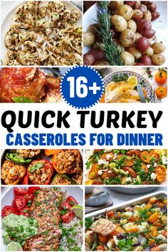 Looking for the perfect dinner pairing? These turkey recipes go wonderfully with your favorite wines #turkey #quick #quickturkey #turkeycasseroles