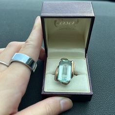 Vintage 14k Gold Genuine Aquamarine Ring From Carson’s Jewelers. Beautiful Gently Used Size 7 Ring. Absolutely Nothing Wrong With It. Was A Gift From My Great Grandmother Just Not My Style. Vs Clarity Blue Topaz Jewelry For Formal Occasions, Elegant Aquamarine Ring With Vvs Clarity, Elegant Aquamarine Rings With Vvs Clarity, Luxury 14k Gold Topaz Ring For Formal Occasions, Elegant 14k Gold Topaz Ring With Vs Clarity, Elegant Yellow Gold Ring With Aquamarine, Formal Aquamarine Rings Fine Jewelry, 14k Gold Topaz Ring For Formal Occasion, Fine Jewelry Topaz Ring For Formal Occasions