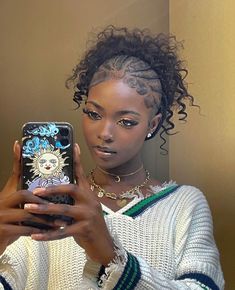 Twa Hairstyles, Feed In Braids Hairstyles, Curls Hairstyles, Hairstyle Inspo, Girls Natural Hairstyles, Hair Techniques, Protective Hairstyles Braids