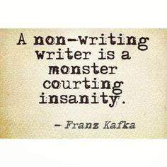 a quote from frank kafka on writing