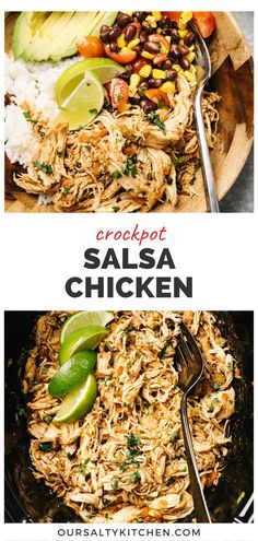 Taco Chicken Crockpot, Chicken With Salsa Recipe, Shredded Salsa Chicken, Crock Pot Salsa Chicken, Healthy Shredded Chicken Recipes, Crockpot Salsa Chicken, Crockpot Salsa, Salsa Chicken Crockpot