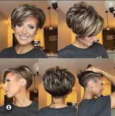 Funky Short Hair, Blonde Pixie Cut, Short Hair Trends, Short Hair Undercut, Blonde Pixie Haircut, Haircut For Thick Hair