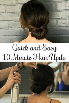 Updo Casual, Easy Chignon, Easy Formal Hairstyles, Casual Updo, Easy Updos For Medium Hair, Long Or Short Hair, Hair Updos Tutorials, Simple Updo, Formal Hairstyles For Long Hair