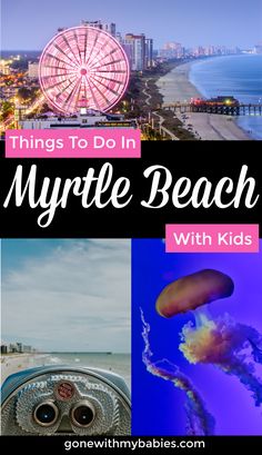 things to do in my little beach with kids, including the ferris wheel and amusement park