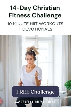 Looking for an effective at-home workout plan? Start here! 14-days of FREE 10 min HIIT workouts with little to no equipment. Plus, Christian devotionals and training tips.