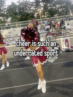 cheer is such an underrated sport and it's hard to tell what kind of girl you are