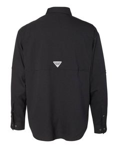 Men's Tamiami™ II Long-Sleeve Shirt - BLACK - XXL | Columbia 7253 Men's Tamiami II Long-Sleeve Shirt in Black Size XXL | Polyester Black Outdoor Tops With Pockets, Black Tops With Pockets For Outdoor Activities, Long Sleeve Camp Shirt With Pockets For Outdoor, Black Long Sleeve Shirt For Outdoor, King Fashion, Screen Printing Ink, Blank Apparel, Rod Holder, Roll Up Sleeves