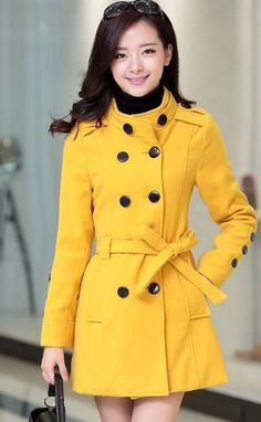 This coat with stand collar and double buttons is keeps ol style,which can make you look much more capable,slim design can also make you look slimmer,get one you like.Color:Yellow, Red, Black, Coffee, BeigeSize:M, L, XL, 2XL, 3XL, 4XLClothes Type:FashionMaterial:WoolType:CoatsClothing Length:Knee-lengthCollar:Stand CollarPattern Type:SolidEmbellishment:?NoneStyle:?Fashion?Package Contents:?1 x Coat Fitted Pea Coat With Stand Collar And Buttons, Yellow Buttoned Outerwear, Yellow Button-up Outerwear With Buttons, Solid Pea Coat With Stand Collar And Buttons, Yellow Outerwear With Buttons For Work, Yellow Workwear Outerwear With Buttons, Yellow Button-up Outerwear For Winter, Yellow Winter Outerwear With Button Closure, Yellow Button-up Winter Outerwear