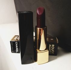 Dark Cherry Red #Lipstick  trendy for fall winter 2013 Chanel Chanel Makeup, Luxury Makeup, Girly Stuff