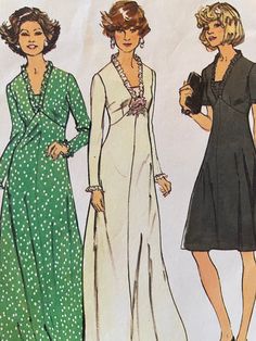 two women in dresses and one is wearing a dress that has buttons on the front