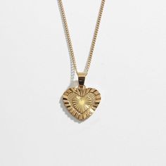 Golden Heart Necklace, The Romantics, Lucky Charm Necklace, Golden Heart, Ancient Knowledge, Vintage Jewelry Box, Layered Chains, Gold Heart Necklace, Lucky Star